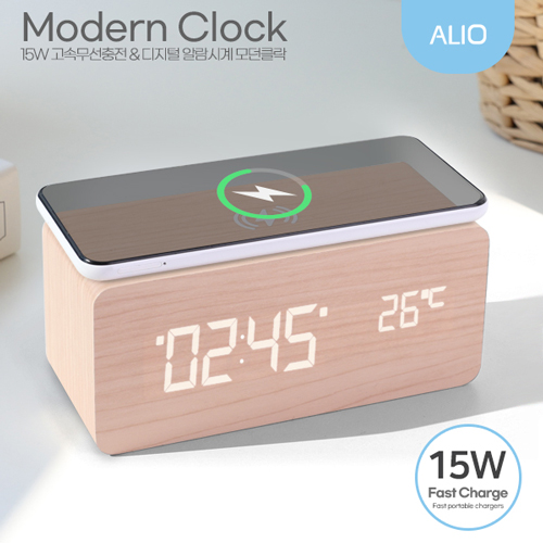 ALIO ��� Ŭ�� 15W ����� ���ӹ��������� & ������ �˶� LED�ð�